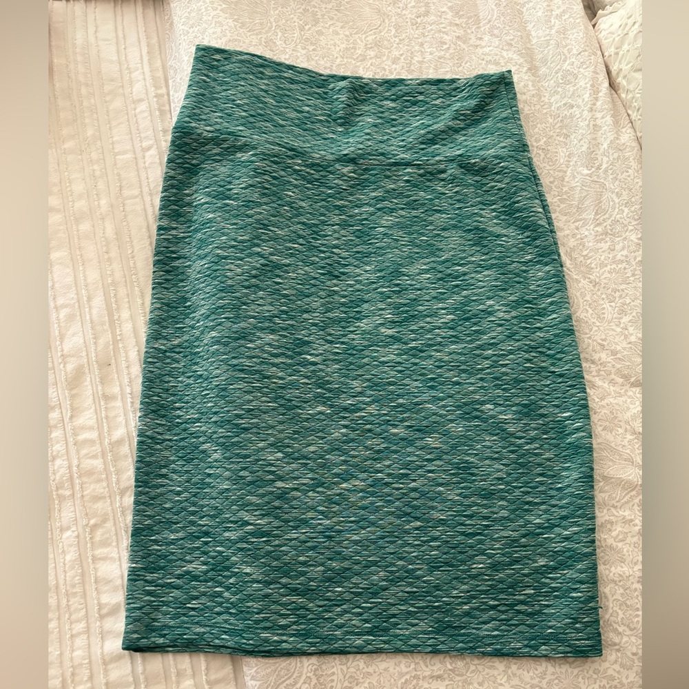 Lularoe teal skirt